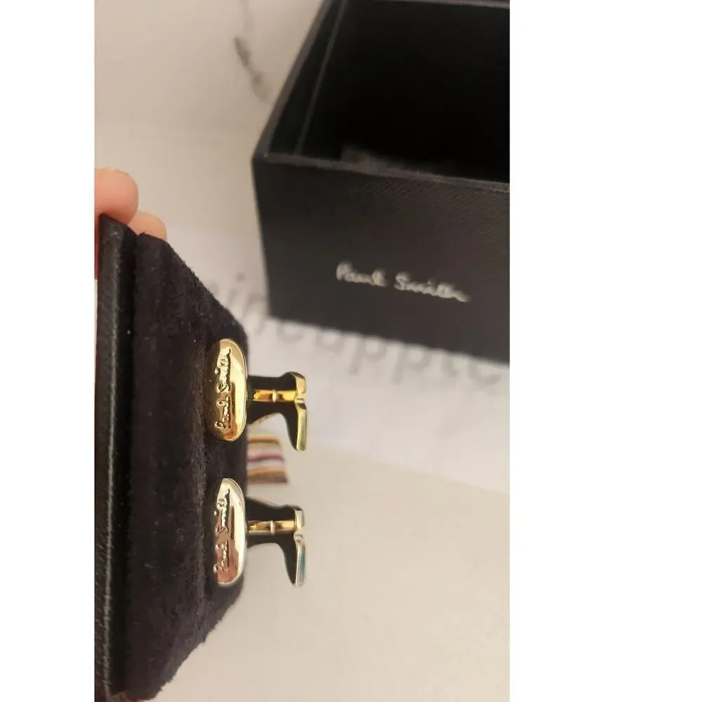 NIB Paul Smith Metal CUFFLINKS Boots With Star